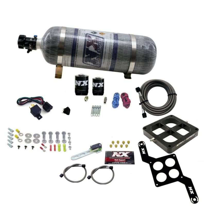 Nitrous Express — DOMINATOR SINGLE ENTRY BILLET CROSSBAR, RNC (250-750HP) W/COMPOSITE BOTTLE
Nitrous Oxide Injection System Kit