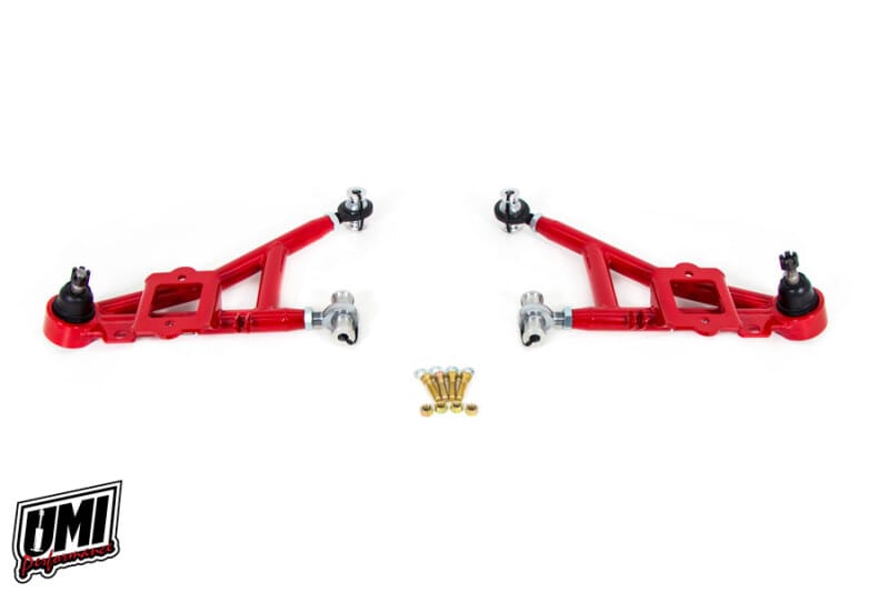 UMI Performance — 2300 - 1993-2002 GM F-Body Front Adjustable Lower A-Arms - Drag - CrMo