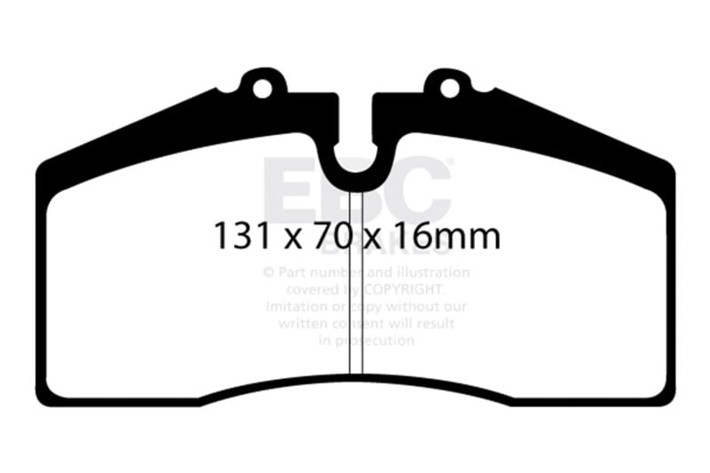 EBC — Redstuff Ceramic Low Dust Brake Pads