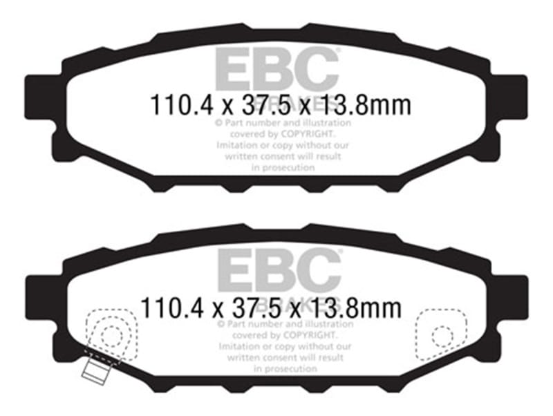 EBC — Yellowstuff Street And Track Brake Pads