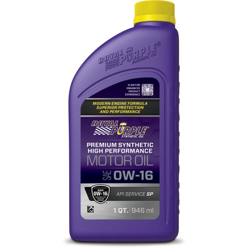 Royal Purple — Royal Purple SAE 0W-16 High Performance Ultra-Low Viscosity Motor Oil