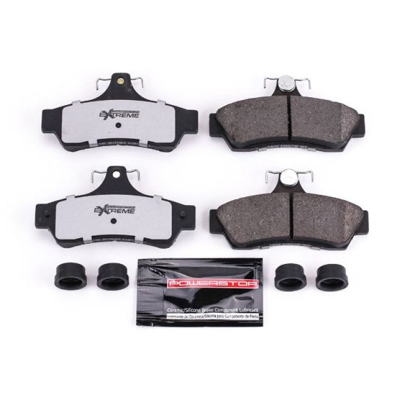 PowerStop — PowerStop - Z26 Performance Carbon-Fiber Ceramic Brake Pads with Hardware Kit