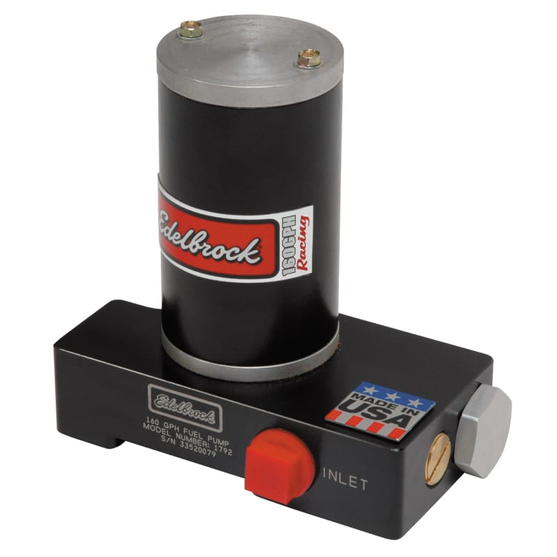Edelbrock — Quiet-Floâ„¢ In-Line Black Electric Fuel Pump - 160 GPH
Quiet-Flo™ Electric Fuel Pump