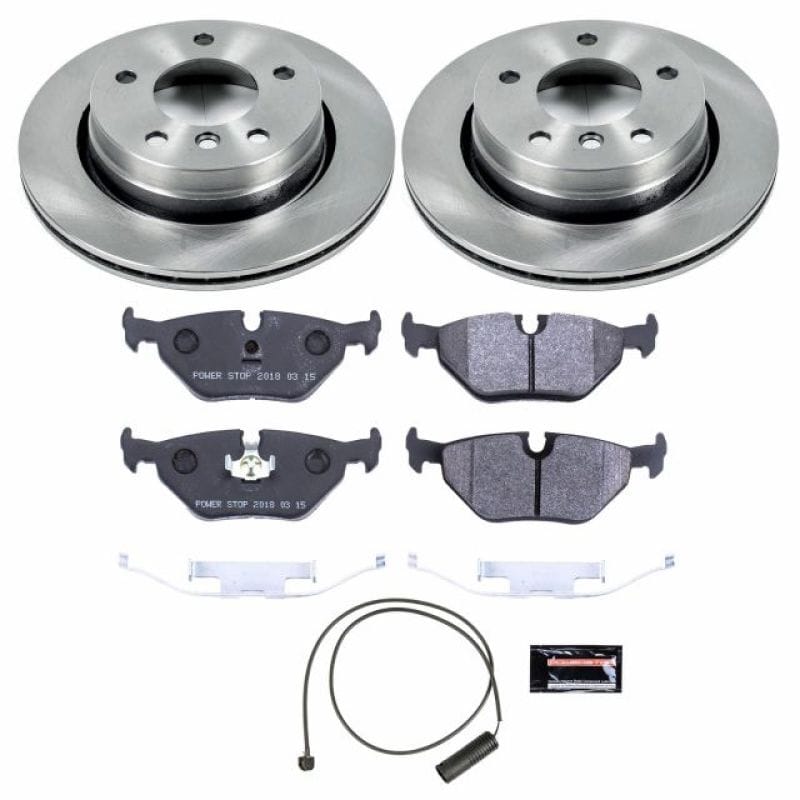 PowerStop — Track Day Spec High-Performance Brake Pad and Rotor Kit