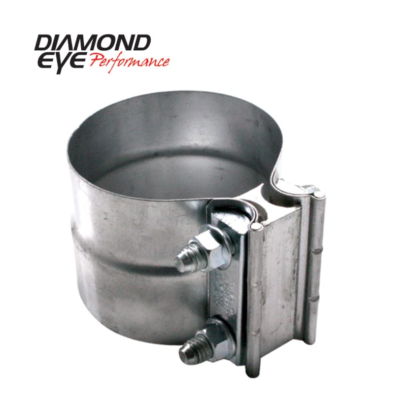 Diamond Eye Performance — PERFORMANCE DIESEL EXHAUST PART-3.5in. 409 STAINLESS STEEL TORCA LAP-JOINT CLAMP