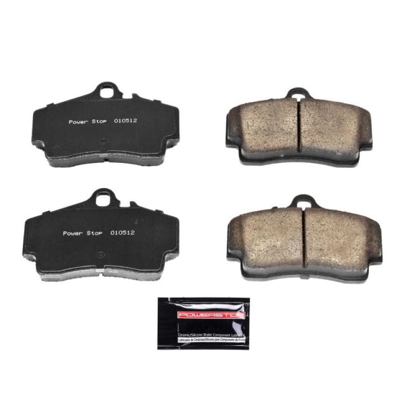PowerStop — PowerStop - Z23 Daily Driver Carbon-Fiber Ceramic Brake Pads with Hardware Kit