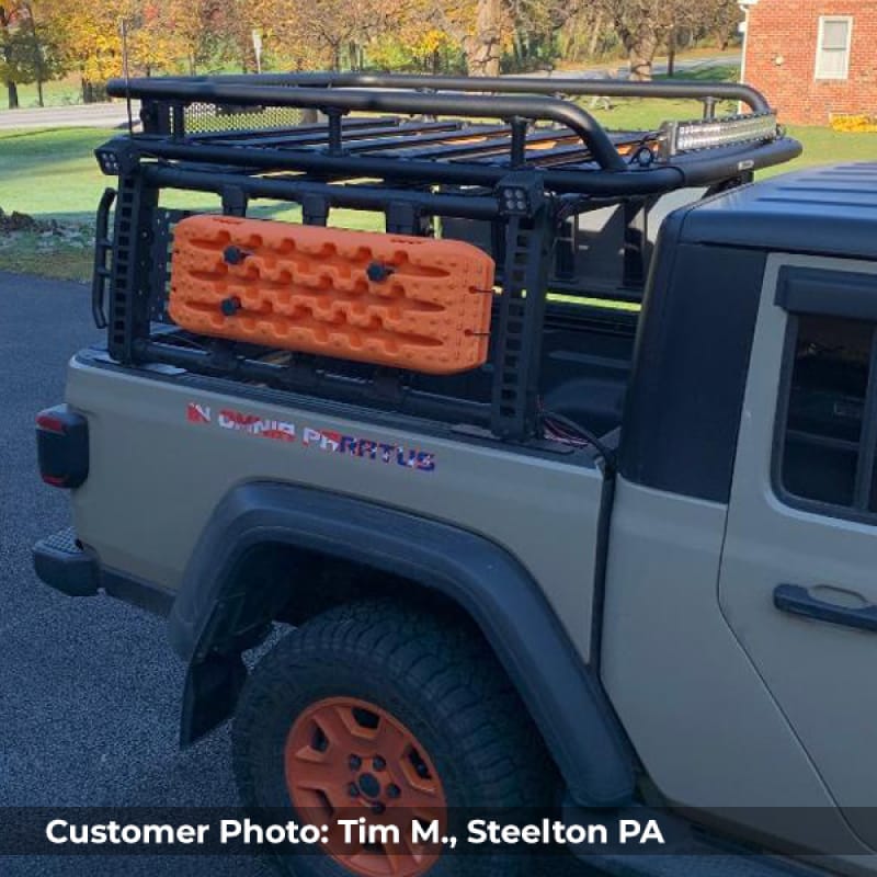 Go Rhino — SRM600 55" Long x 52" Wide Tubular Basket-Style Roof Rack