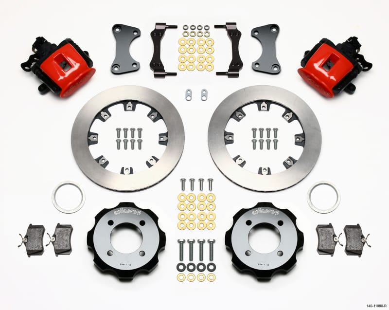 Wilwood — KIT,REAR,FORD FIESTA,2011-UP,11.75x.81 ROTOR,RED