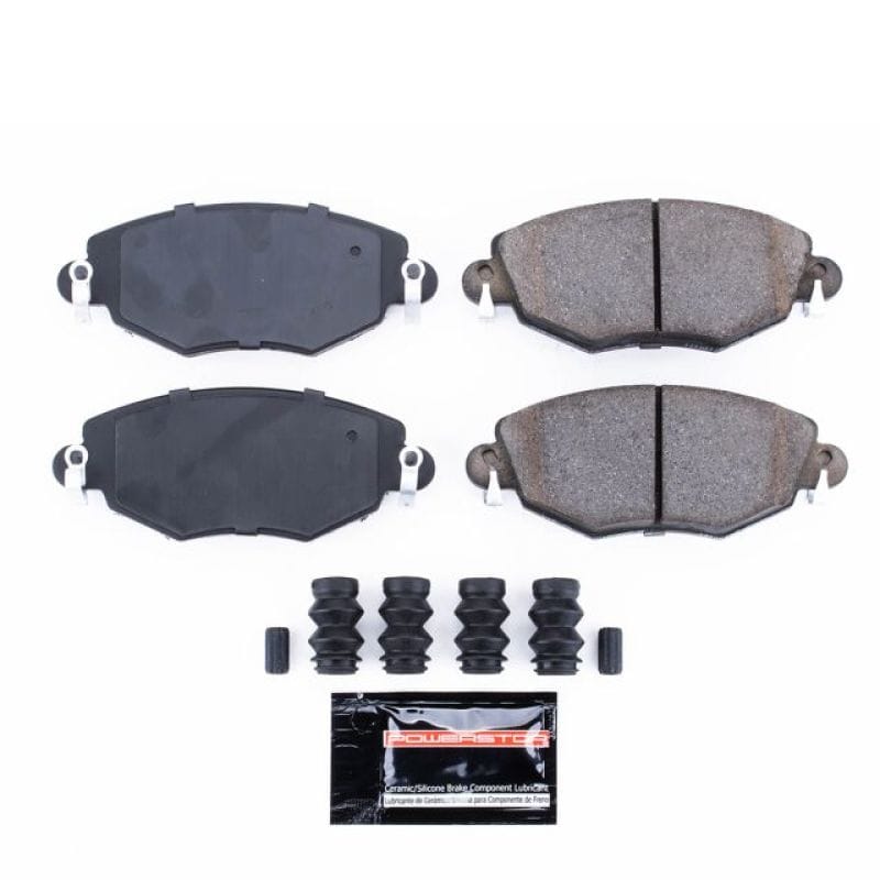 PowerStop — PowerStop - Z23 Daily Driver Carbon-Fiber Ceramic Brake Pads with Hardware Kit