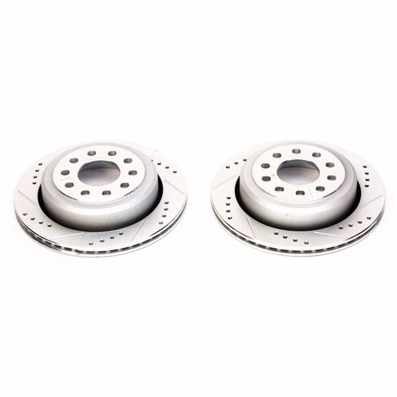 PowerStop — PowerStop Evolution Performance Drilled, Slotted & Plated Brake Rotor Pair