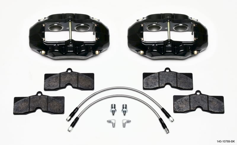 Wilwood — KIT,FRONT,VETTE,65-82,D8-4,CALIPERS,PAD LINE,BLACK,W/LINES