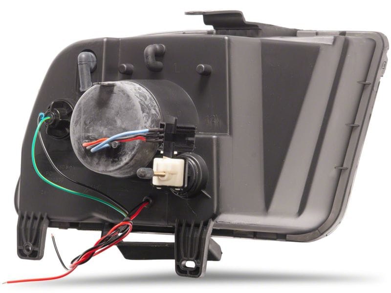 Raxiom — Raxiom 05-09 Ford Mustang w/ Factory Halogen LED Halo Headlights- Blk Housing (Smoked Lens)
Headlights