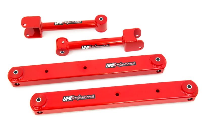 UMI Performance — 402118 - 1964-1967 GM A-Body Rear Control Arm Kit, Fully Boxed Lowers