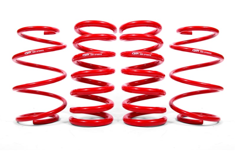 BMR Suspension — Lowering Springs, Set of 4, Minimum Drop Front, Drag Version