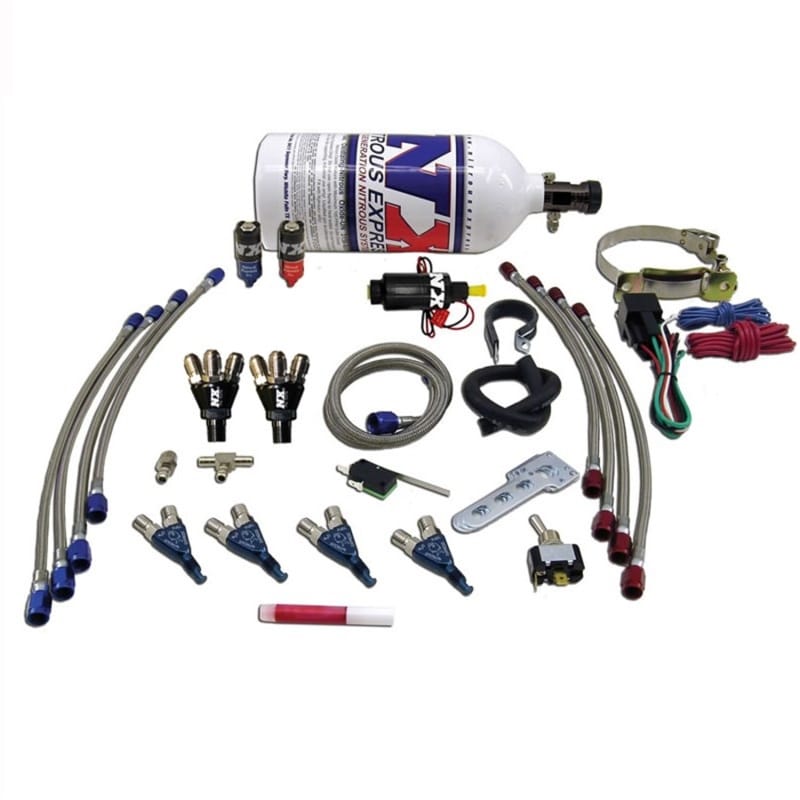 Nitrous Express — Nitrous Express 4 Cyl Piranha Nitrous Kit w/2.5lb Bottle
Injection System Kit
N2OSys