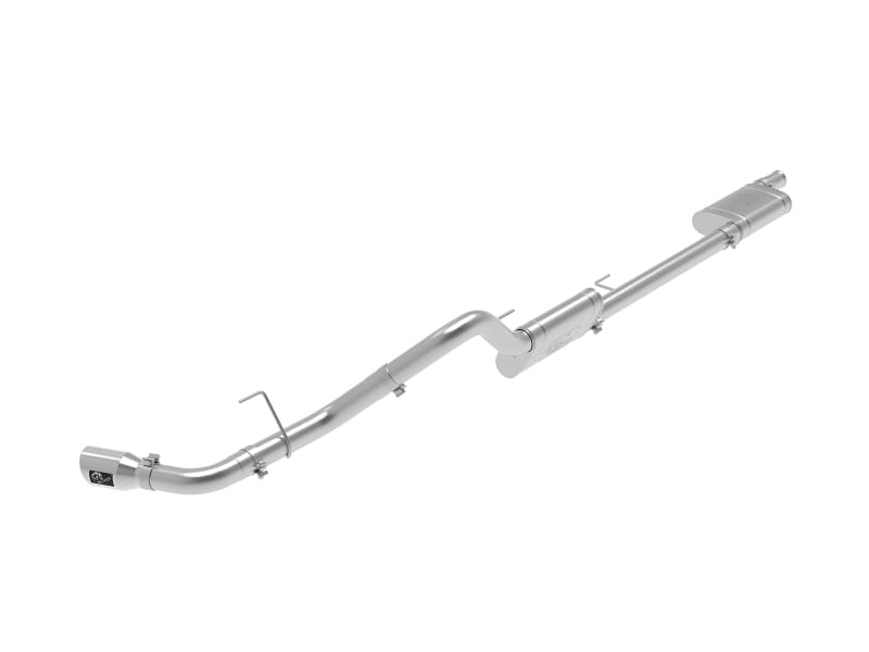 aFe — Apollo GT Series 3 IN 409 Stainless Steel Cat-Back Exhaust System w/ Polish Ti