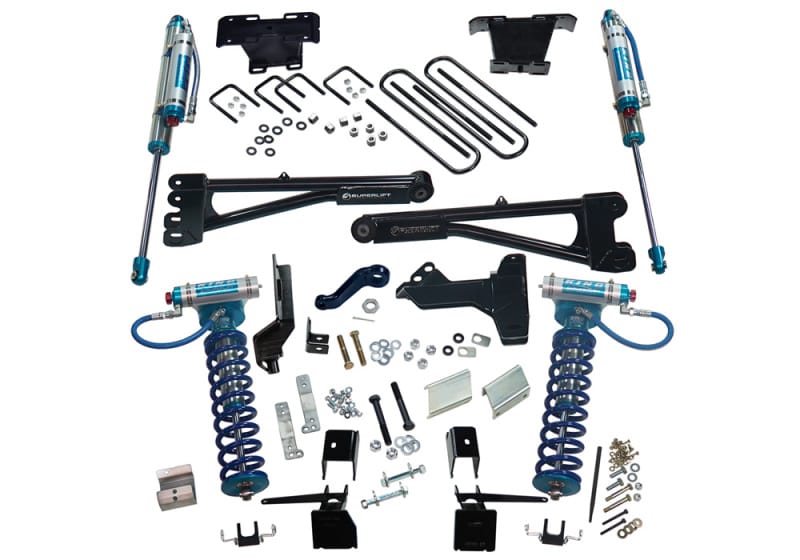 Superlift — 6" King Ed Radius Arm Lift Kit-17-22 F250/350 4WD w King Frt Clvr & Res Rr Shcks
6in. King Ed Radius Arm Lift Kit-17-22 F250/350 4WD w King Frt Clvr/Res Rr Shcks