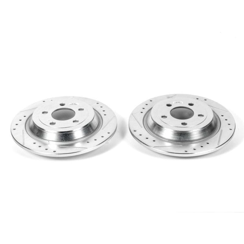 PowerStop — PowerStop Evolution Performance Drilled, Slotted & Plated Brake Rotor Pair