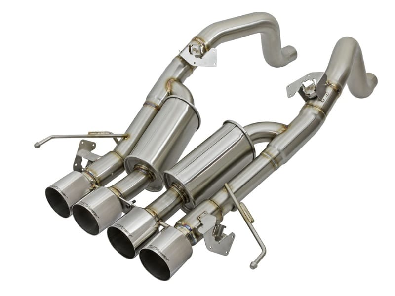 aFe — MACH Force-Xp 304 Stainless Steel Axle-Back Exhaust System w/Polished Tips