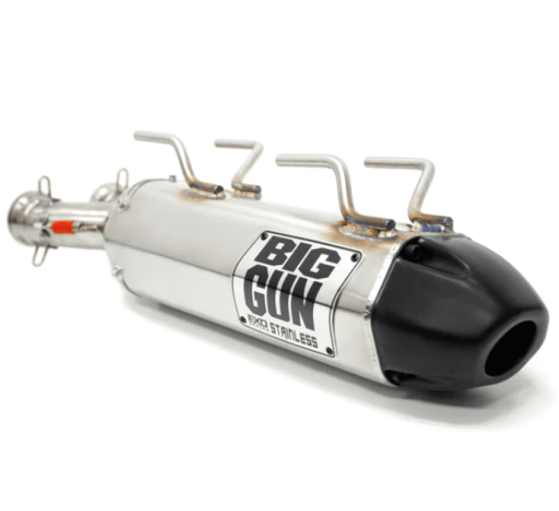 Big Gun — Big Gun 12-14 Arctic Cat Wildcat 1000i H.O./4/X EXO Stainless Slip On Exhaust