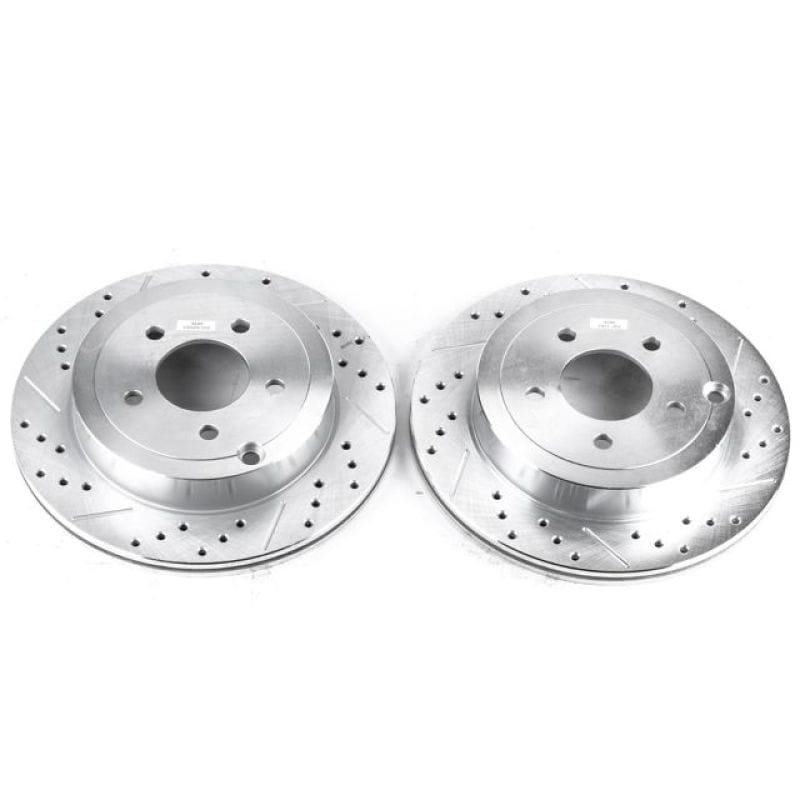 PowerStop — PowerStop Evolution Performance Drilled, Slotted & Plated Brake Rotor Pair