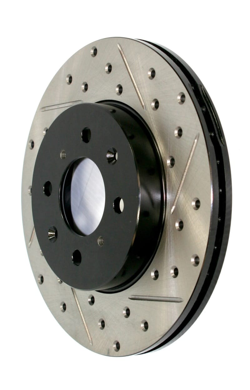 Stoptech — StopTech Sport Cross-Drilled & Slotted Disc Brake Rotors
StopTech Sport Cross-Drilled/Slotted Disc Brake Rotors