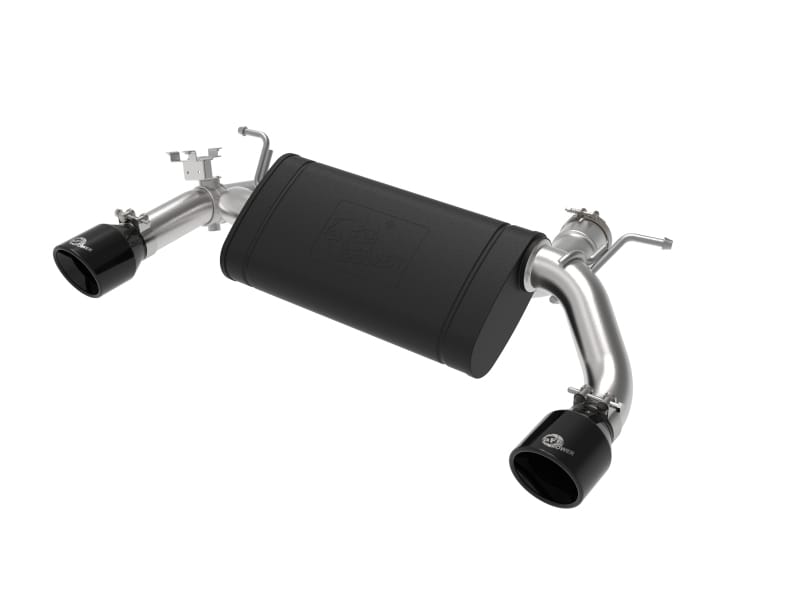 aFe — MACH Force-XP 3 IN to 2-1/2 IN 304 Stainless Steel Axle-Back Exhaust Black