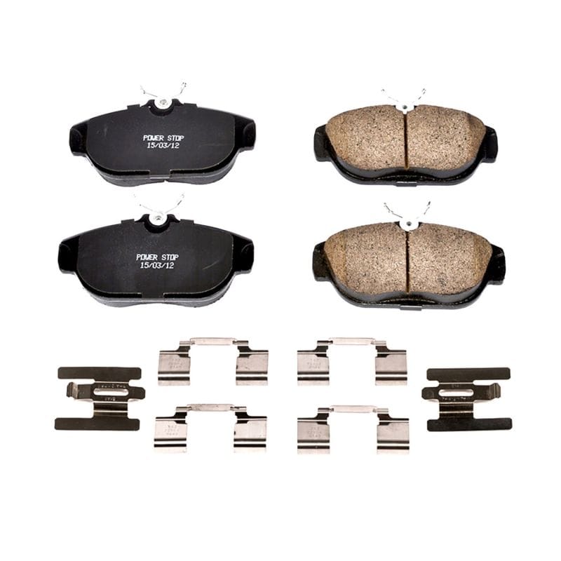 PowerStop — PowerStop - Z17 Low-Dust Ceramic Brake Pads with Hardware