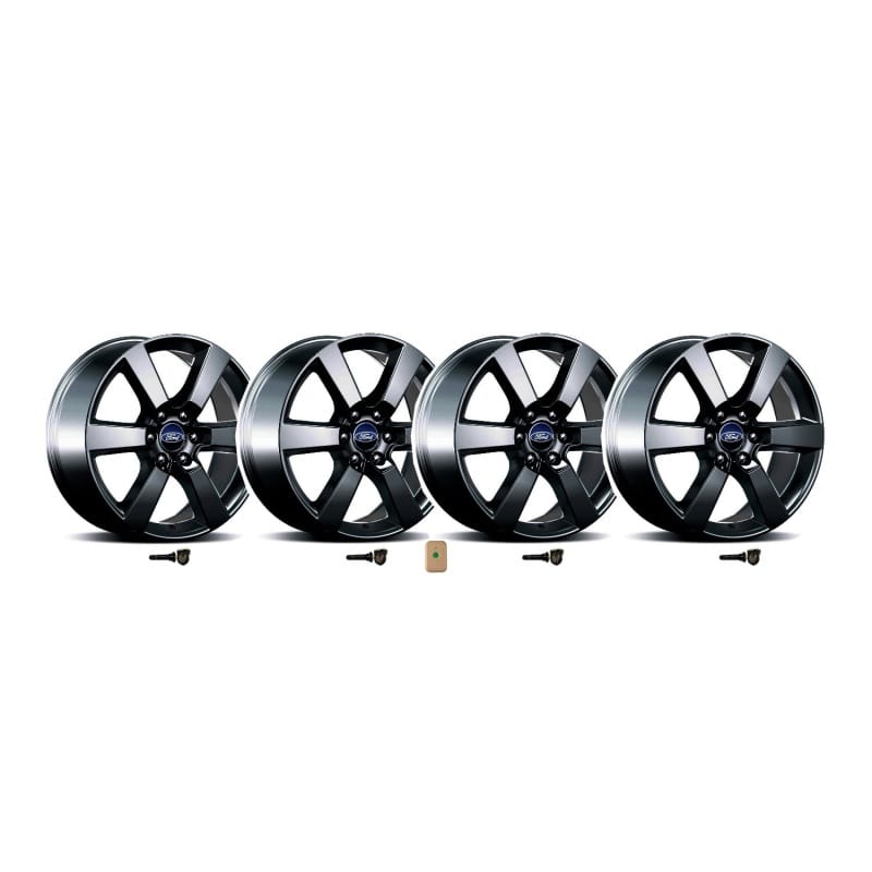 Ford Racing — 2015-2020 F-150 20" X 8.5" Six Spoke Wheel Set With TPMS Kit-Matte Black
Wheel Set w/TPMS Kit