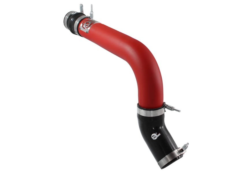 aFe — aFe BladeRunner 3in Red Intercooler Tube Hot Side w/Couplings 13-14 Dodge RAM Diesel 6.7L (td)
Hot Charge Pipe