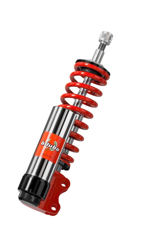 Bitubo Suspension — Bitubo YAT0 Monoshocks Front Adjustable: Spring Preload, Rebound, Compression, Red Spring