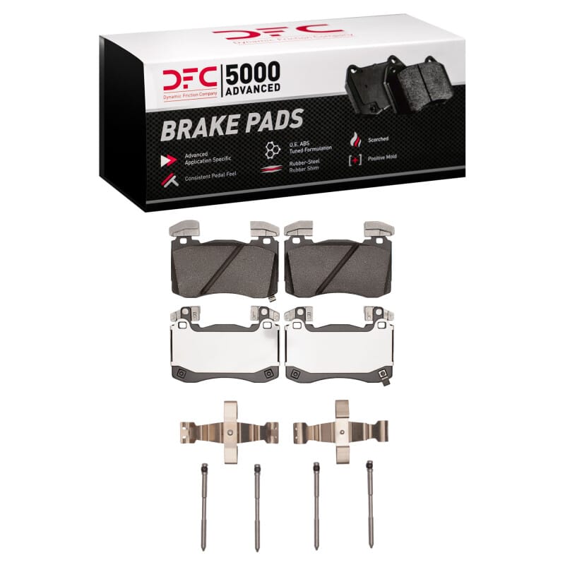 DFC — DFC 5000 Advanced Brake Pads - Low Metallic and Hardware Kit