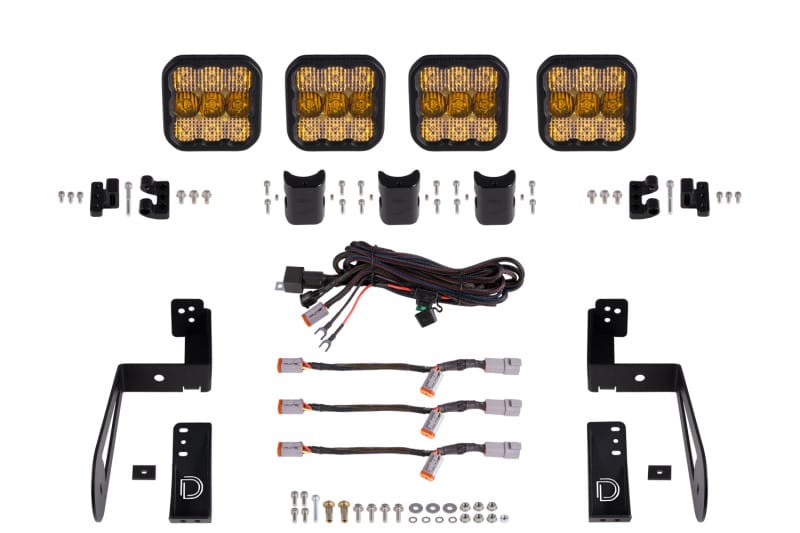 Diode Dynamics — Pod light featuring advanced TIR optics for high efficiency and focus.