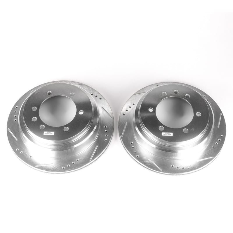 PowerStop — PowerStop Evolution Performance Drilled, Slotted & Plated Brake Rotor Pair