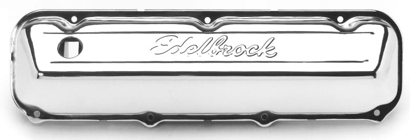 Edelbrock — Edelbrock Valve Cover Signature Series Ford 429/460 CI V8 Chrome
CHROME/PRO-FLO