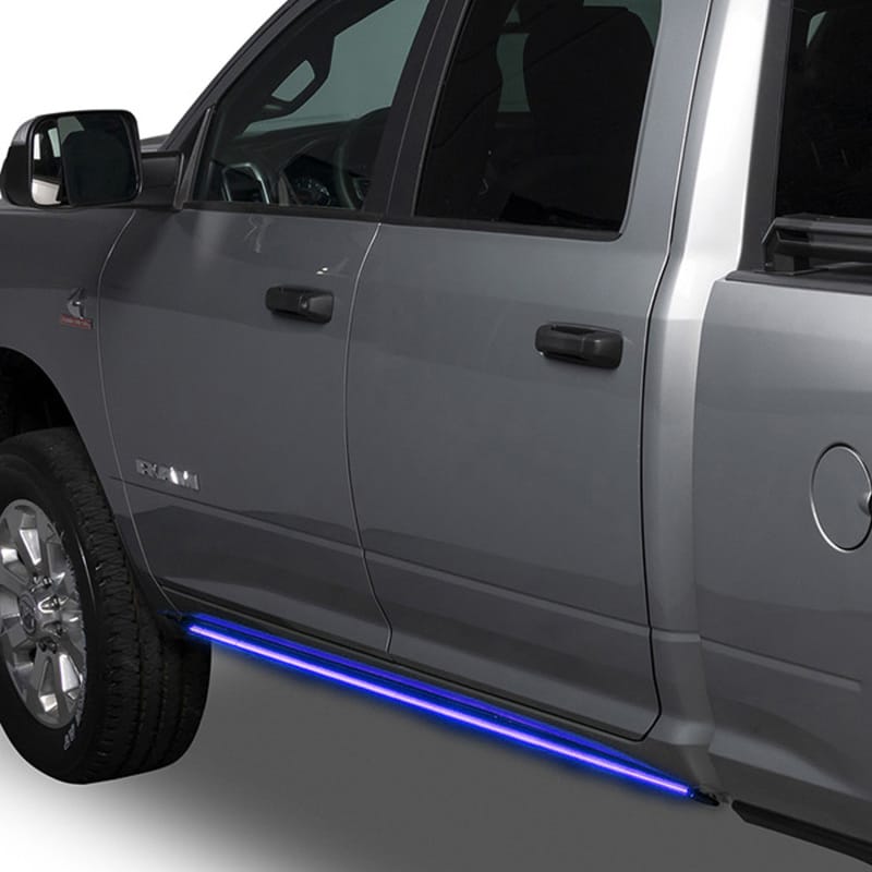 Putco — Putco 19-23 Dodge Ram E Blade Sideliner Blade Rocker Kit Red & Blue LEDs