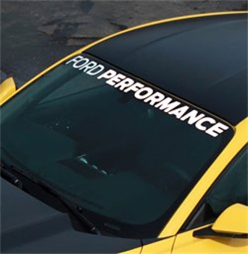 Ford Racing — 2005-2023 Mustang Ford Performance Windshield Banner-White
Ford Racing Decal