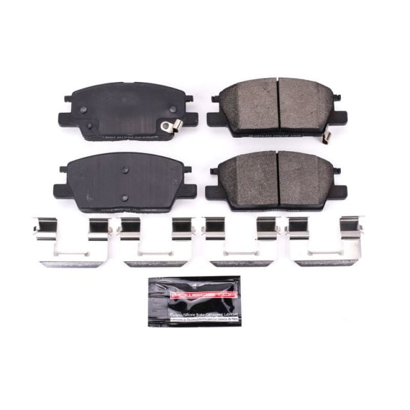 PowerStop — PowerStop - Z23 Daily Driver Carbon-Fiber Ceramic Brake Pads with Hardware Kit