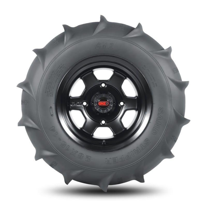 GMZ Race Products — GMZ Sand Stripper Rear HP Tire - 14 Paddle 1-1/8in - 28x15-14