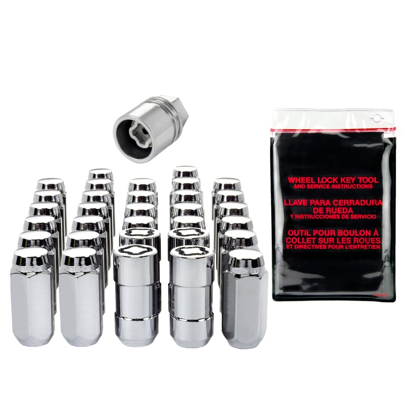 McGard — Cone Seat Exposed Style Wheel Installation Kit-Chrome