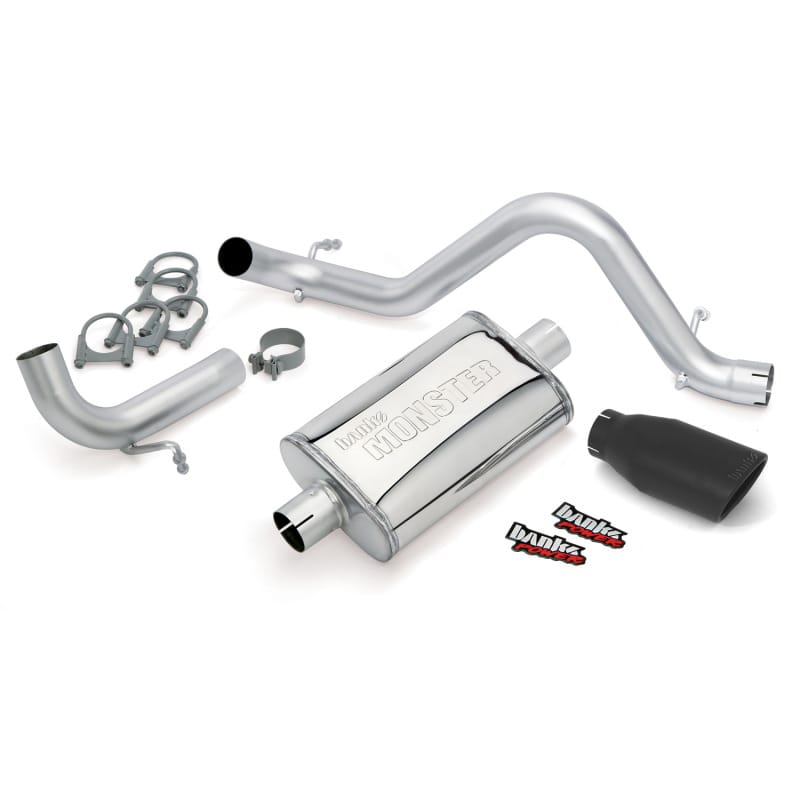 Banks Power — Monster Exhaust System for 2012-18 Jeep Wrangler JK and Unlimited 3.6L, 2-door
Monster® Exhaust System