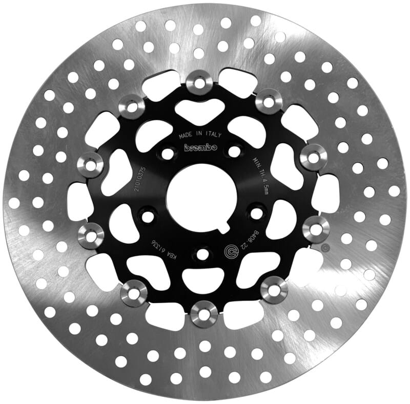 Brembo OE Powersports — Brembo OE 70-84 Harley-Davidson XLH 883CC/70-84 FLH 80 1340CC 292x5mm Brake Disc - Front Floating