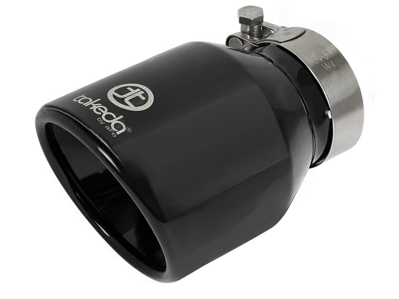 aFe — Takeda 304 Stainless Steel Clamp-on Exhaust Tip Black