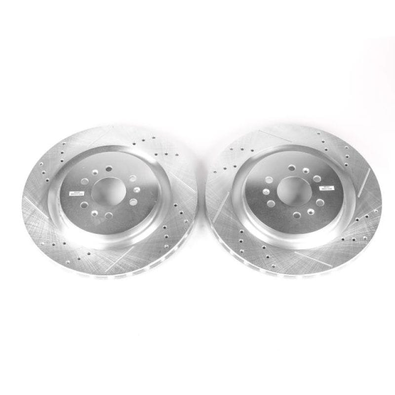 PowerStop — PowerStop Evolution Performance Drilled, Slotted & Plated Brake Rotor Pair