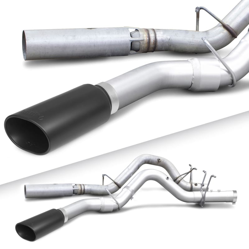 Banks Power — Monster Exhaust System, 4-inch Single Exit, Black SideKick Tip
Monster® Exhaust