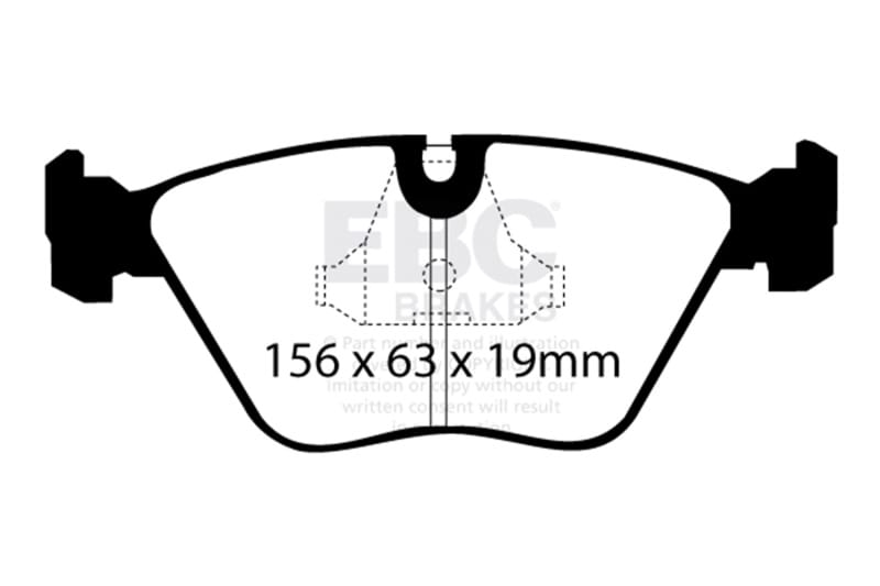 EBC — Redstuff Ceramic Low Dust Brake Pads