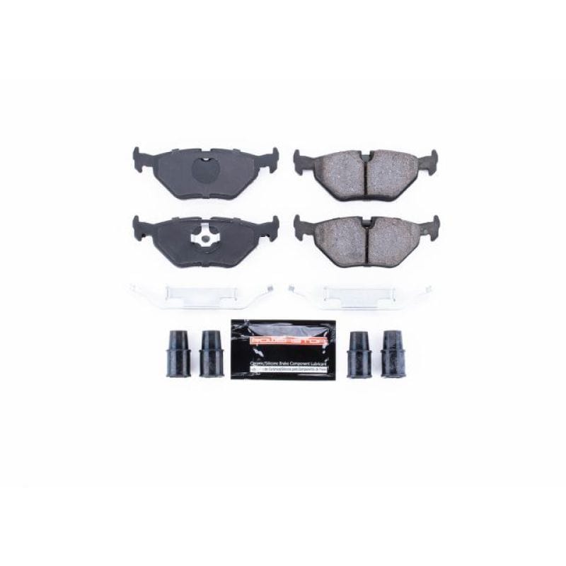 PowerStop — PowerStop - Z23 Daily Driver Carbon-Fiber Ceramic Brake Pads with Hardware Kit
