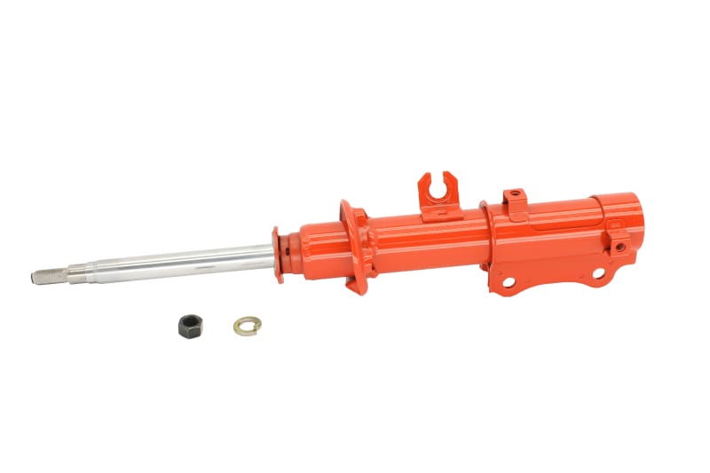 KYB — KYB AGX manually-adjustable shocks and struts allow you to design your own ride control performance without special tools, quickly and as often as you want. Enthusiasts can increase individual corner damping rates up to 125% more than the vehicles OEM design.  For ease of access, depending on vehicle application, the KYB AGX either has an eight position knob or a four position screwdriver slot. However, both offer the same overall capability. One simple adjustment increases both rebound and comp
Damping Rate Adjustable Strut