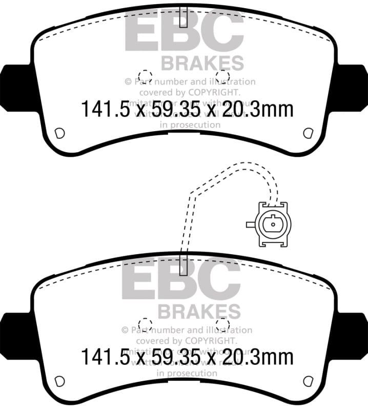 EBC — Ultimax OEM Replacement Brake Pads