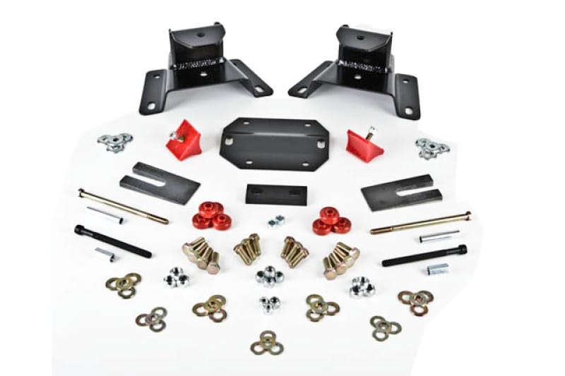Belltech — HANGER KIT | 3 INCH DROP (FRONT HANGER) - 6413
3" Drop Leaf Spring Hanger Kit (Front Hanger)